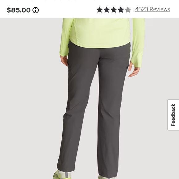 Eddie Bauer Women's Guide Pro Hiking Pants Size 6 - Picture 5 of 5